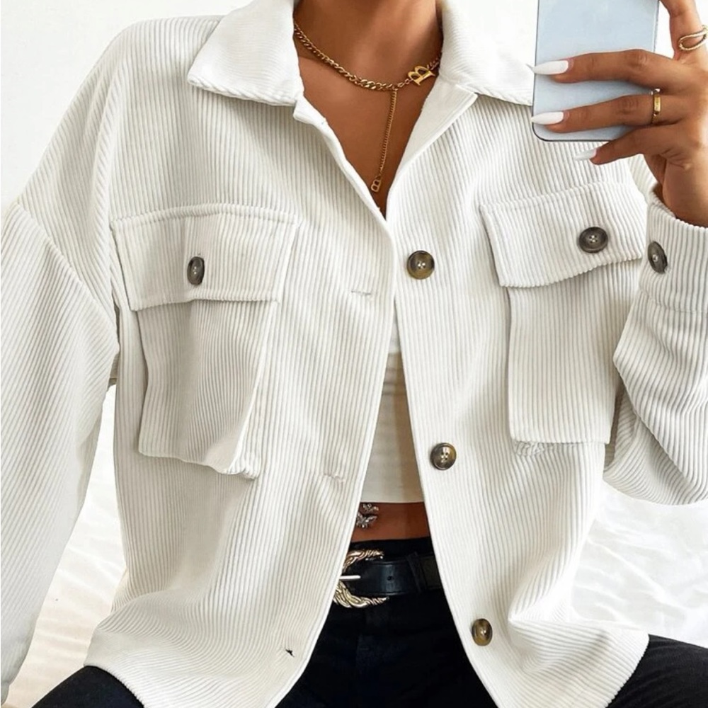 Over Sized Corduroy Button Down